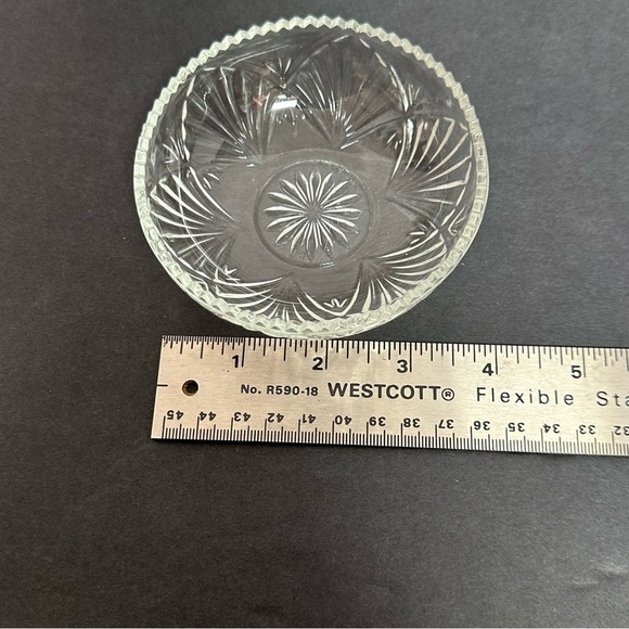 Glass Candy Dishes Bowls Set Of 3 - Picture 13 of 13